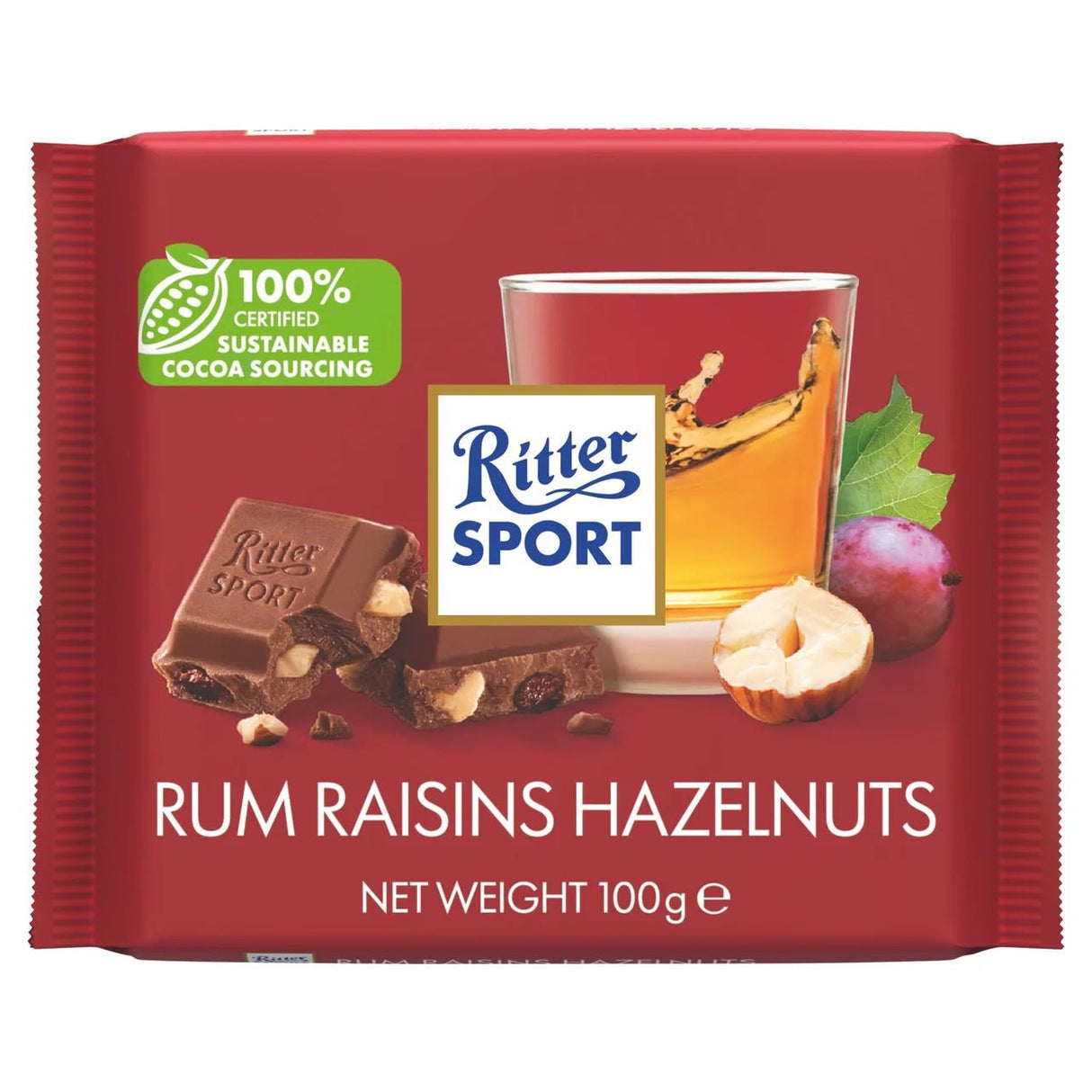 Ritter Rum Raisins Hazelnuts 100g - Asian Online Superstore UK