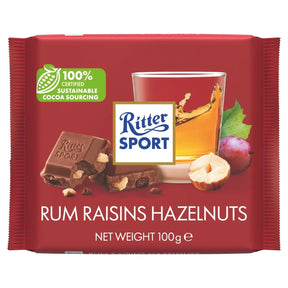 Ritter Rum Raisins Hazelnuts 100g | Asian Grocery UK