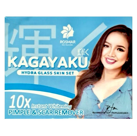 Rosmar Kagayaku Instant Whitening Pimple & Scar Remover (Hydraglass Skin Set) - Asian Online Superstore UK