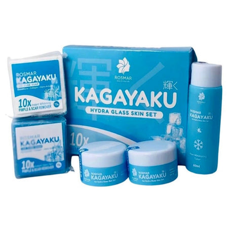 Rosmar Kagayaku Instant Whitening Pimple & Scar Remover (Hydraglass Skin Set) - Asian Online Superstore UK