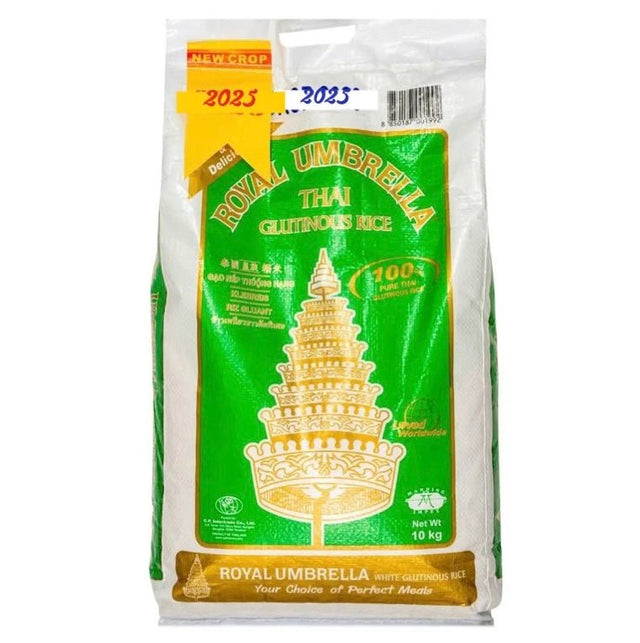 Sticky Rice Royal Royal Umbrella Thai Glutinous Rice (Sticky Rice) 10 kg – Asian Online ...