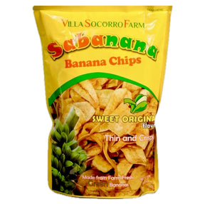 Sabanana Banana Chips Sweet Original 100g | Asian Grocery UK