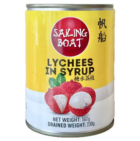 Sailing Boat Lychee in Syrup 567g | Asian Grocery UK