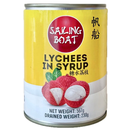 Sailing Boat Lychee in Syrup 567g - Asian Online Superstore UK