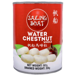 Sailing Boat Water Chestnut Whole 567g | Asian Grocery UK