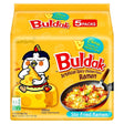 Samyang Buldak Cheese Hot Chicken Flavour Ramen 5x140g - Asian Online Superstore UK