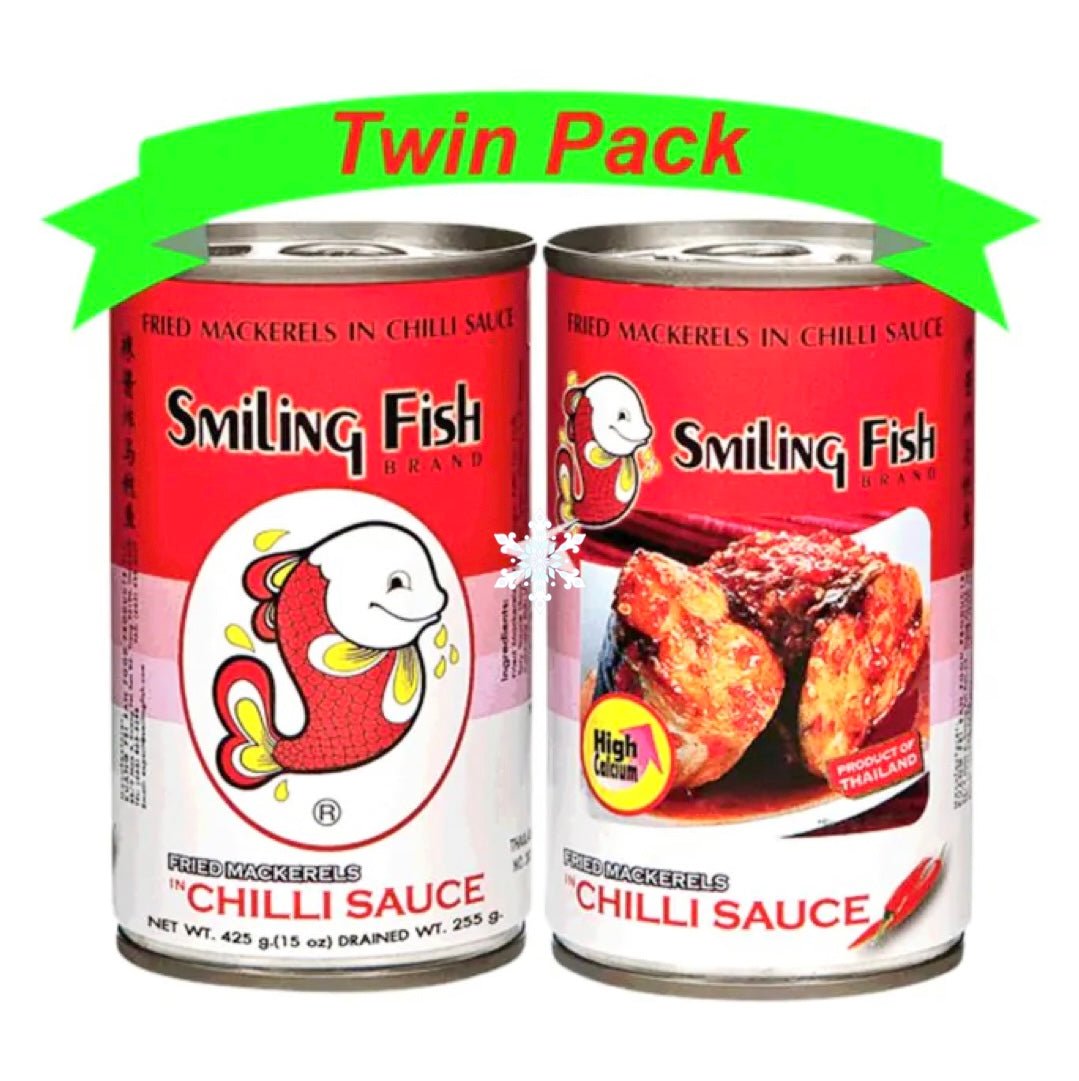 SF Smiling Fish Fried Mackerel in Chilli Sauce Twin Pack (2x155g) 310g - Asian Online Superstore UK