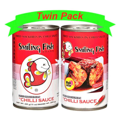 SF Smiling Fish Fried Mackerel in Chilli Sauce Twin Pack (2x155g) 310g - Asian Online Superstore UK