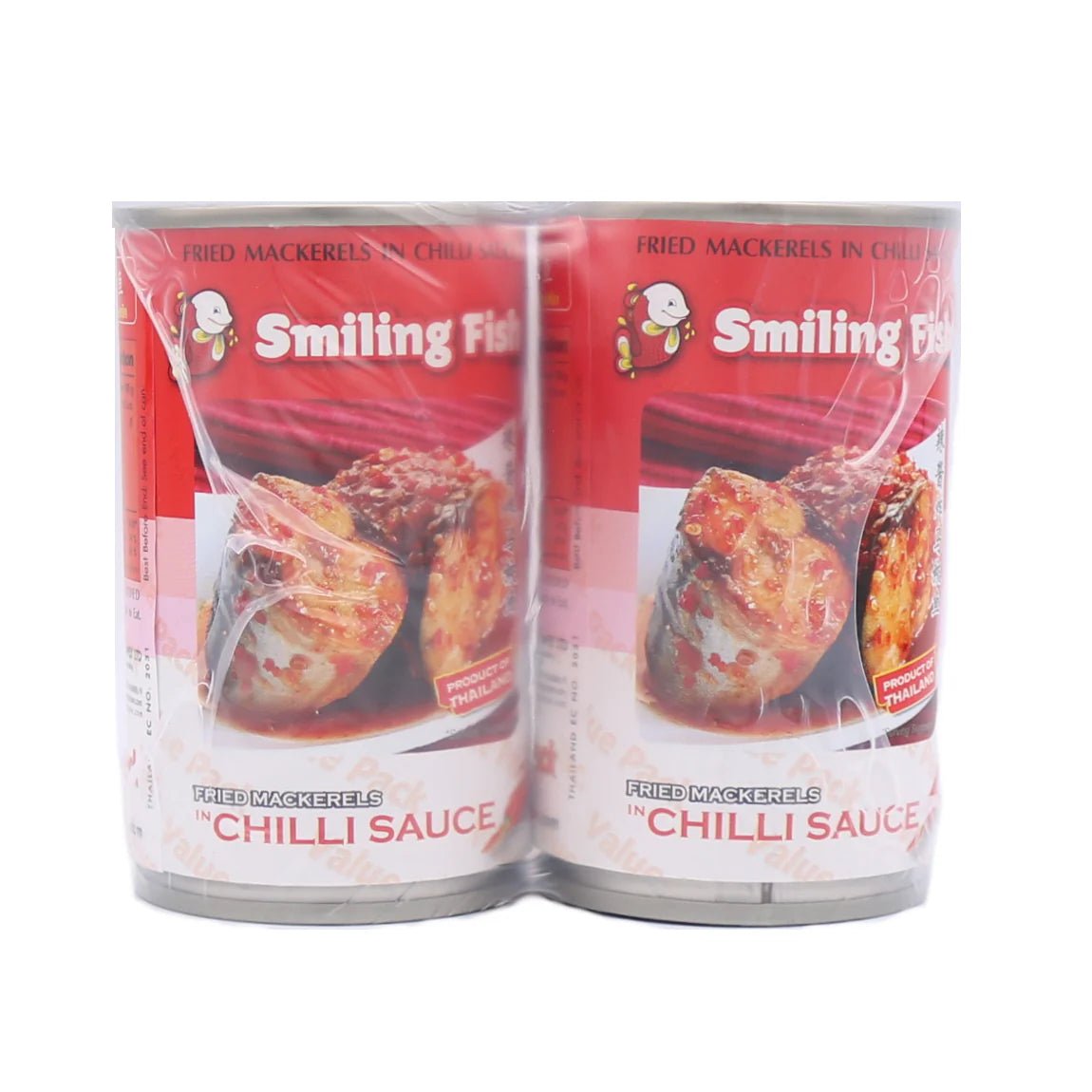 SF Smiling Fish Fried Mackerel in Chilli Sauce Twin Pack (2x155g) 310g - Asian Online Superstore UK