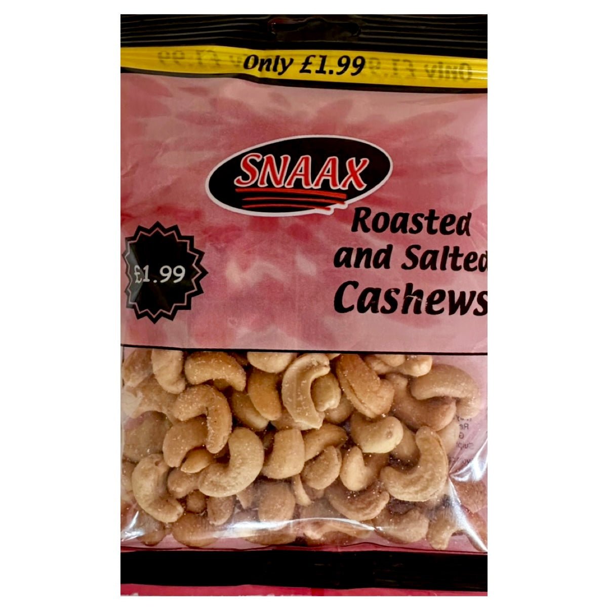 Snaax Roasted & Salted Cashew 120g - Asian Online Superstore UK