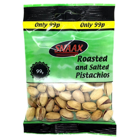 Snaax Roasted & Salted Pistachios 40g - Asian Online Superstore UK