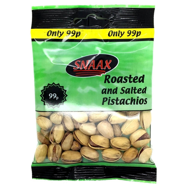 Snaax Roasted & Salted Pistachios 40g - Asian Online Superstore UK