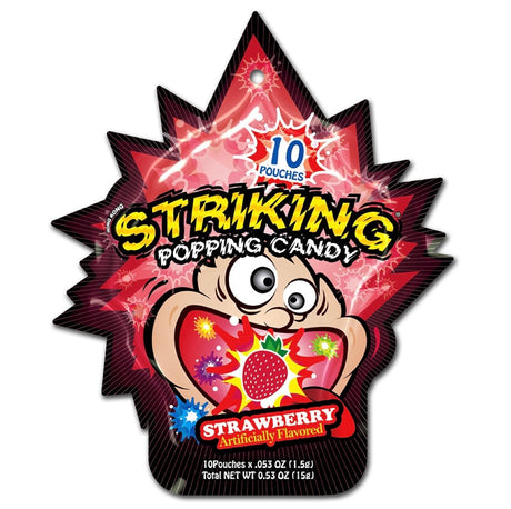Striking Popping Candy Strawberry 15g - Asian Online Superstore UK