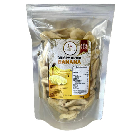 Sunrise Crispy Dried Banana 250g - Asian Online Superstore UK