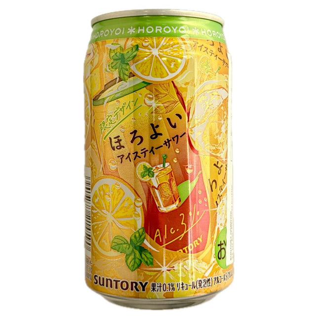 Suntory Horoyoi Ice Tea Sour Flavoured Cocktail Drink (3%Alc. Vol) 350ml - Asian Online Superstore UK