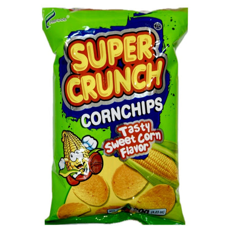 Super Crunch Corn Chips Sweet Corn Flavour 120g - Asian Online Superstore UK