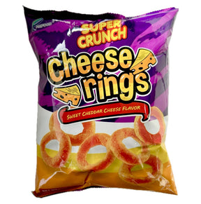 Prifood Super Crunch Special Chip-Charon Cheese Ring Flavour 90g | Asian Grocery UK