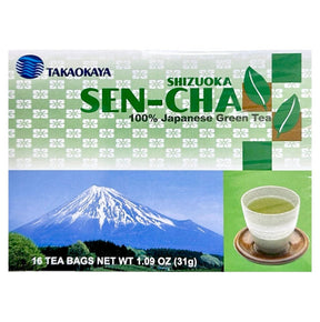 Takaokaya Sen-Cha Japanese Green Tea Bag (16 Bags) | Asian Grocery UK