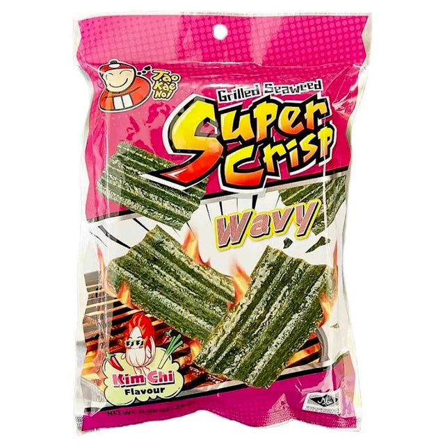 Tao Kae Noi Grilled Super Crisp Wavy Seaweed Kimchi 24g - Asian Online Superstore UK