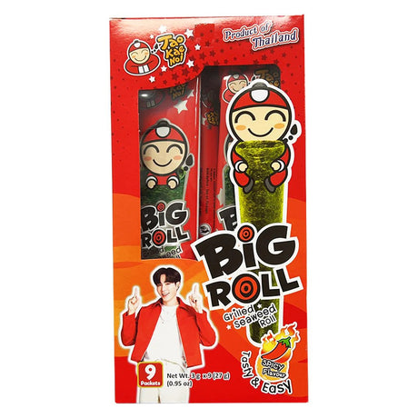 TaoKaeNoi Roasted Seaweed Roll Spicy Flavour (9x3g) 27g - Asian Online Superstore UK