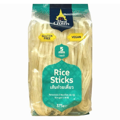 Thai Crown Rice Sticks Noodle 5mm (L) 375g - Asian Online Superstore UK