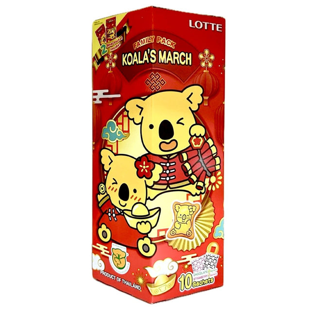 TL Lotte Koalas March Family Pack Chocolate Flavour Biscuits 195g - Asian Online Superstore UK