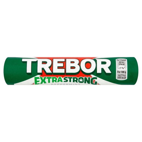 Trebor Extra Strong Peppermint Mints Roll 41.3g - Asian Online Superstore UK