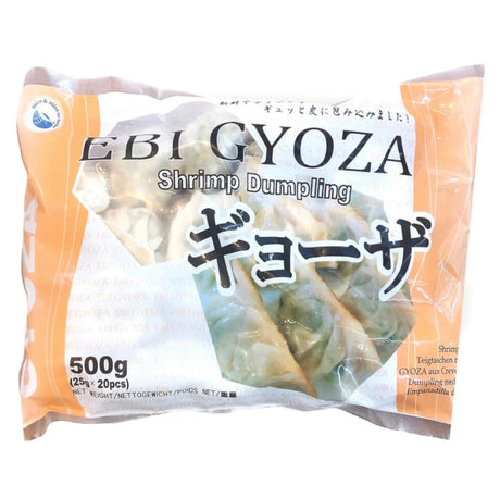 Tsukiji Ebi Gyoza Shrimp Dumpling (20x25g) 500g - Asian Online Superstore UK