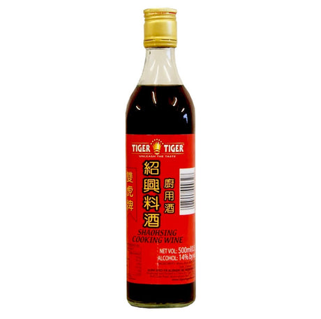 TT - Tiger Tiger Shaohsing Cooking Wine (14%) 500ml - Asian Online Superstore UK