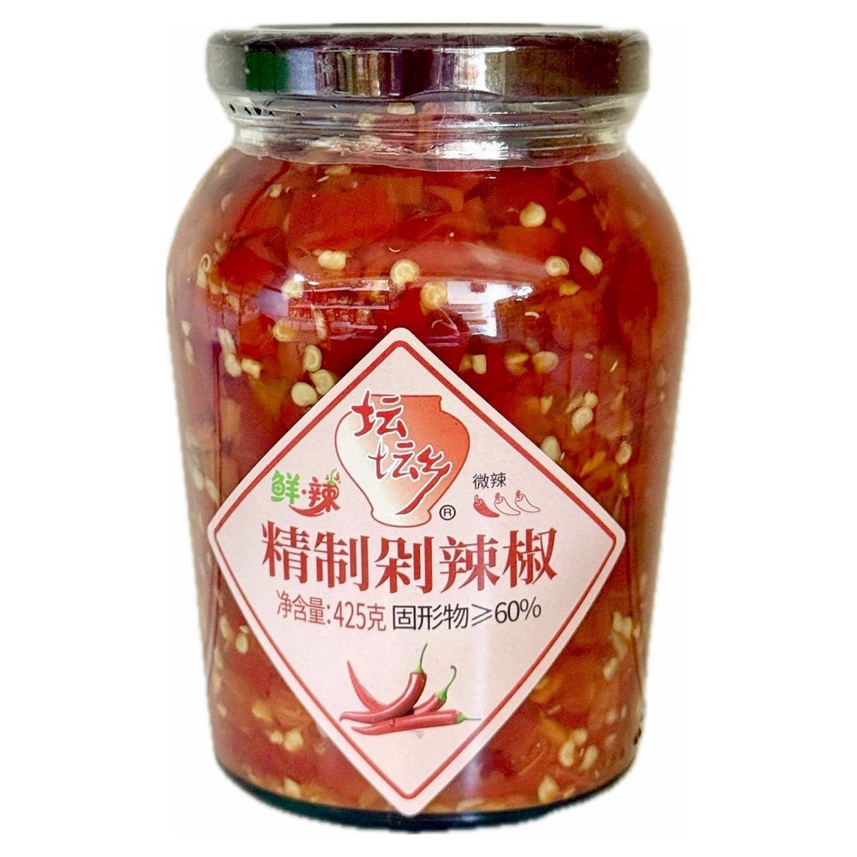 TTX Tan Tan Xiang Chopped Red Chilli in Brine 425g - Asian Online Superstore UK