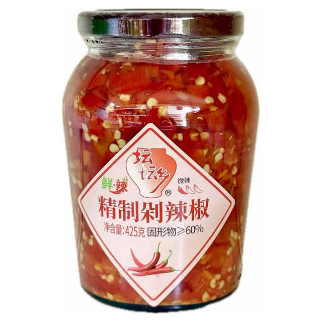 TTX Tan Tan Xiang Chopped Red Chilli in Brine 425g - Asian Online Superstore UK
