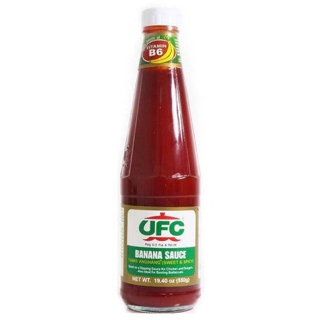 UFC Sweet & Spicy Banana Sauce 550g - Asian Online Superstore UK