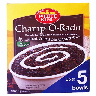 White King Champ - O - Rado (Chocolate Rice Porridge Mix) 113g - Asian Online Superstore UK