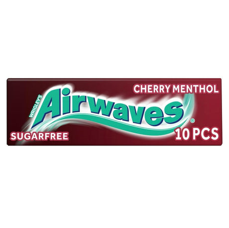 Wrigley’s Airwaves Cherry Menthol Flavour Sugarfree Chewing Gum 10pc - Asian Online Superstore UK