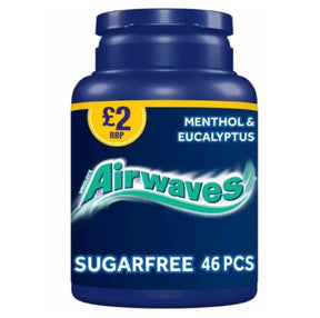 Wrigley’s Extra Airwaves Menthol & Eucalyptus Chewing Gum RRP: 2.00 (46pc) 64g | Asian Grocery UK