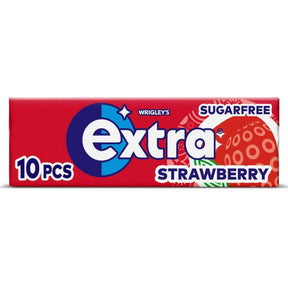 Wrigley’s Extra Strawberry Flavour Chewing Gum 10pc | Asian Grocery UK
