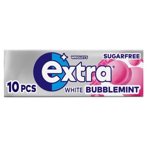 Wrigley’s Extra White Bubblemint Chewing Gum 10pc | Asian Grocery UK