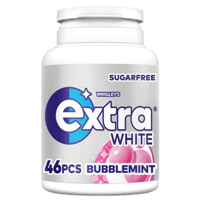 Wrigley’s Extra White Bubblemint Chewing Gum RRP: 2.50 (46pc) 64g | Asian Grocery UK