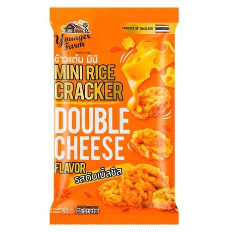 Younger Farm Mini Rice Cracker Double Cheese 60g - Asian Online Superstore UK