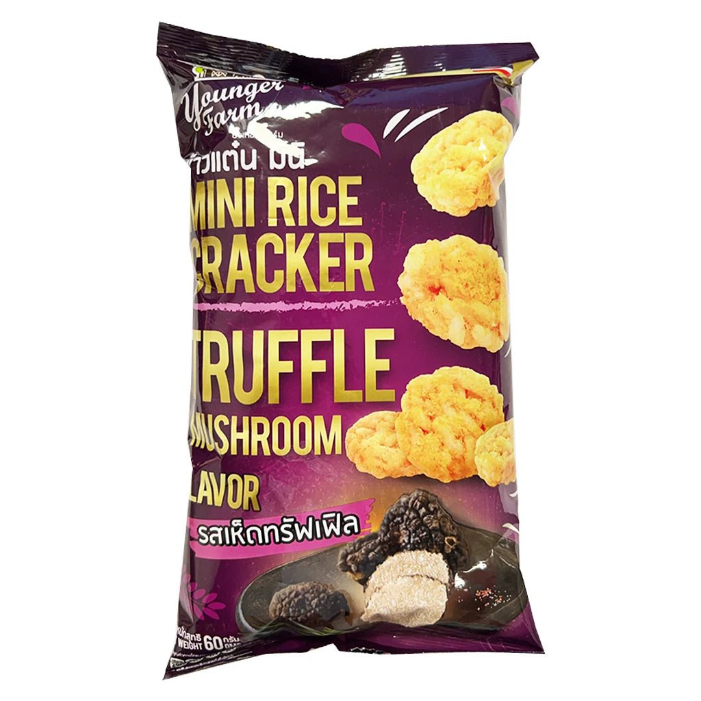 Younger Farm Mini Rice Cracker Truffle Mushroom 60g - Asian Online Superstore UK