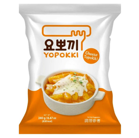 Youngpoong Yopokki Cheese Topokki (Rice Cake) Pouch 280g - Asian Online Superstore UK
