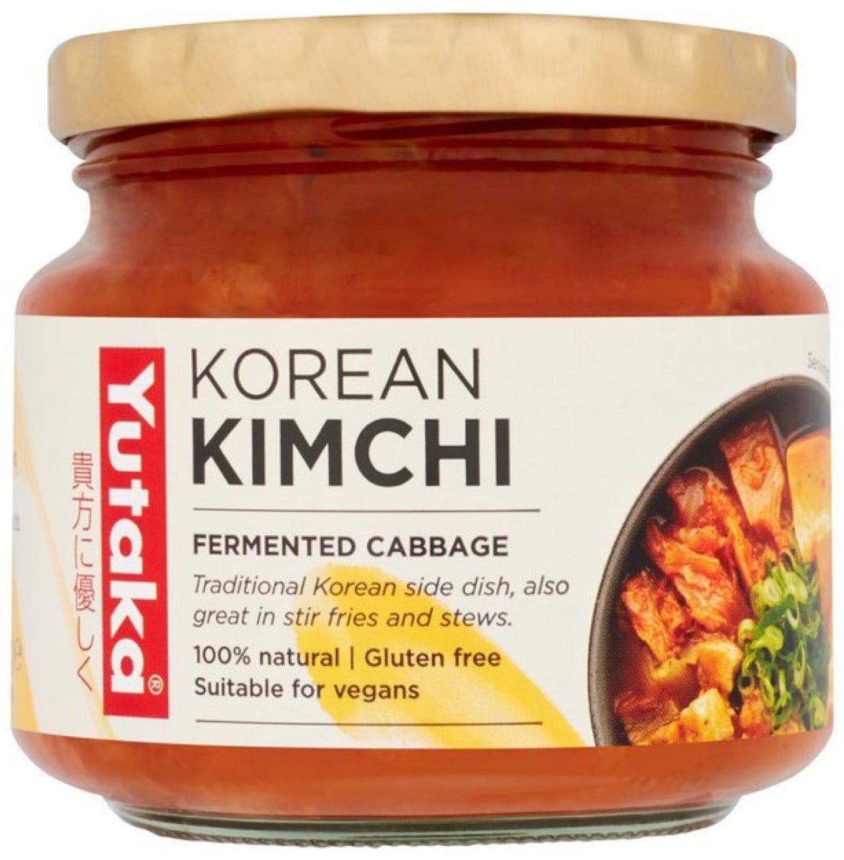 Yutaka 100% Natural Traditional Korean Kimchi 200g - Asian Online Superstore UK