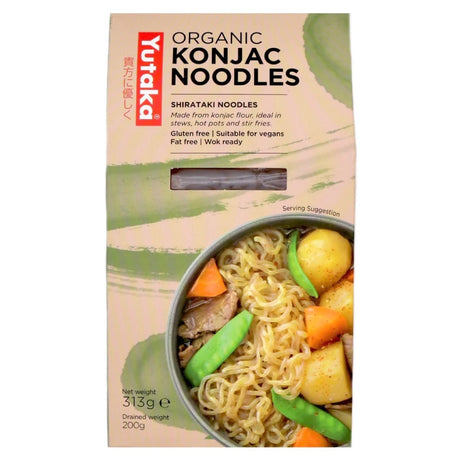 Yutaka Gluten Free & Organic Konjac Noodles (CB - BIO - 140) 313g - Asian Online Superstore UK