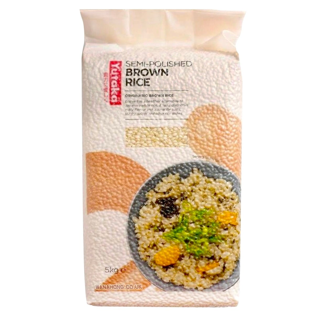 Yutaka Semi - Polish Brown Rice 5kg - Asian Online Superstore UK