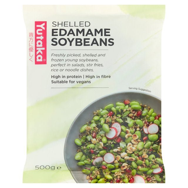 Yutaka Shelled Edamame Soybeans 500g - Asian Online Superstore UK