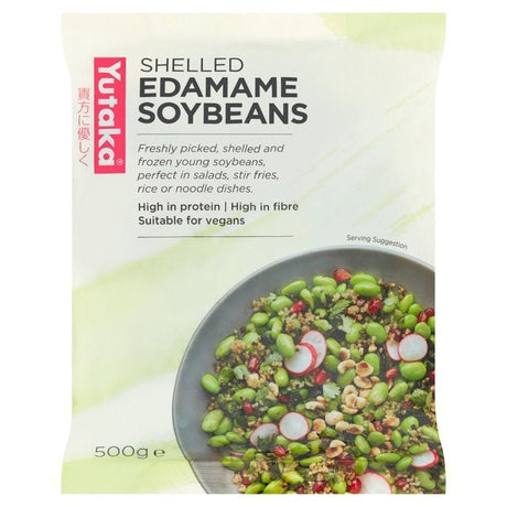 Yutaka Shelled Edamame Soybeans 500g - Asian Online Superstore UK