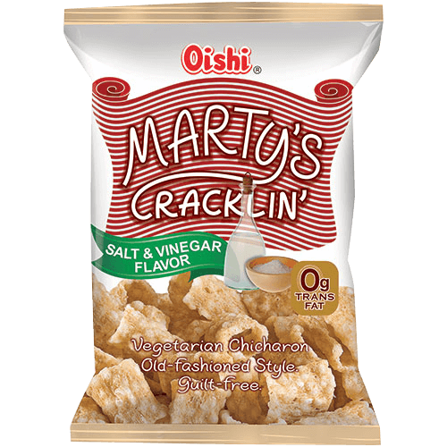 Oishi Marty's Crackling Salt & Vinegar 90g - Asian Online Superstore UK