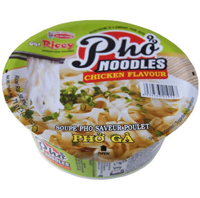 Acecook Oh! Ricey Bowl Chicken Flavor Rice Noodle (Pho Ga) 71g | Asian Grocery UK