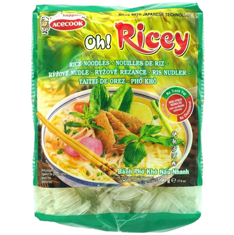 Acecook Oh! Ricey Dried Rice Noodles 500g - Asian Online Superstore UK