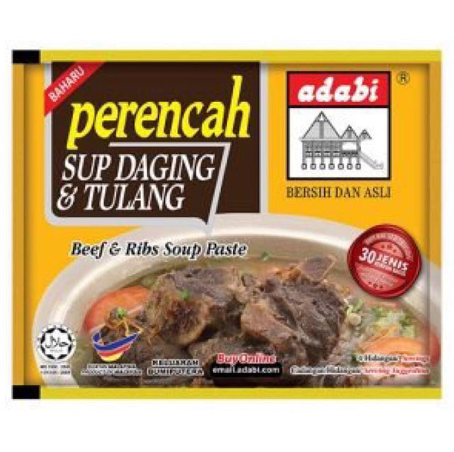 Adabi Perencah Sup Daging & Tulang Paste (Beef & Rib Soup Paste) 40g - Asian Online Superstore UK